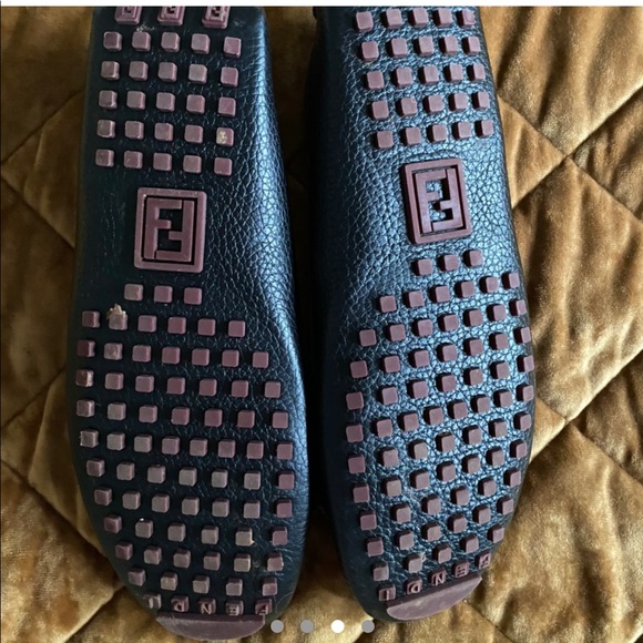 FENDI MONSTER LOAFERS SZ 39.5 - Picture 3 of 4